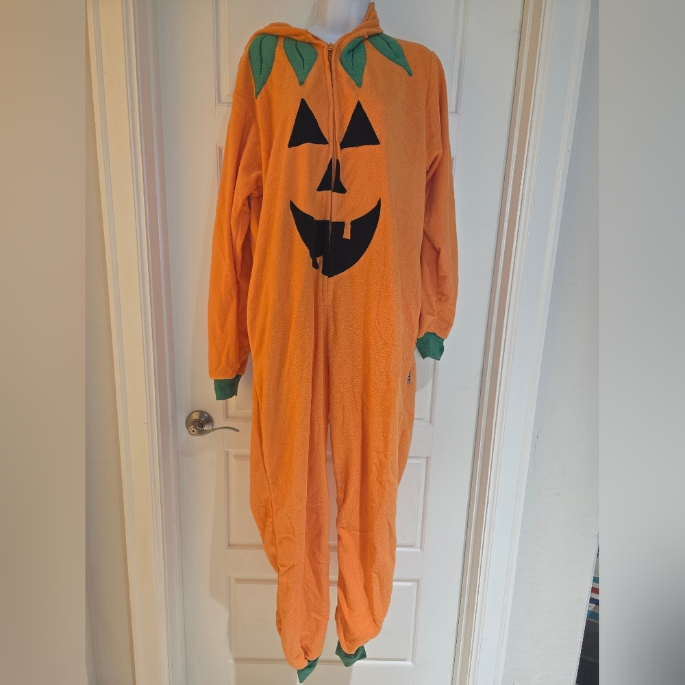 Funziez Unisex Pumpkin Adult Onesie